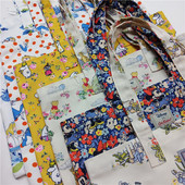 多花色外贸出口复古时尚 印花卡通可爱不防水休闲购物袋单肩手提包