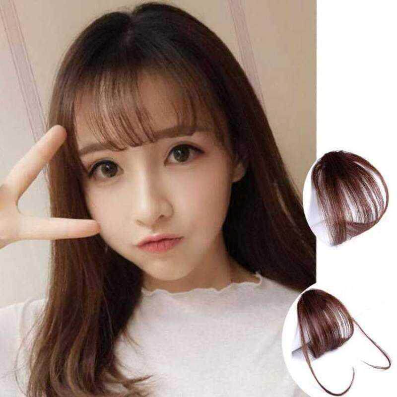 空气刘海假发贴片无痕隐形3d假发顶轻薄头发帘自然发片前帘网红