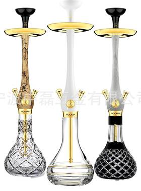 酒吧夜店烟枪水烟shisha国产Wookah阿拉伯木头不锈钢水烟壶烟斗