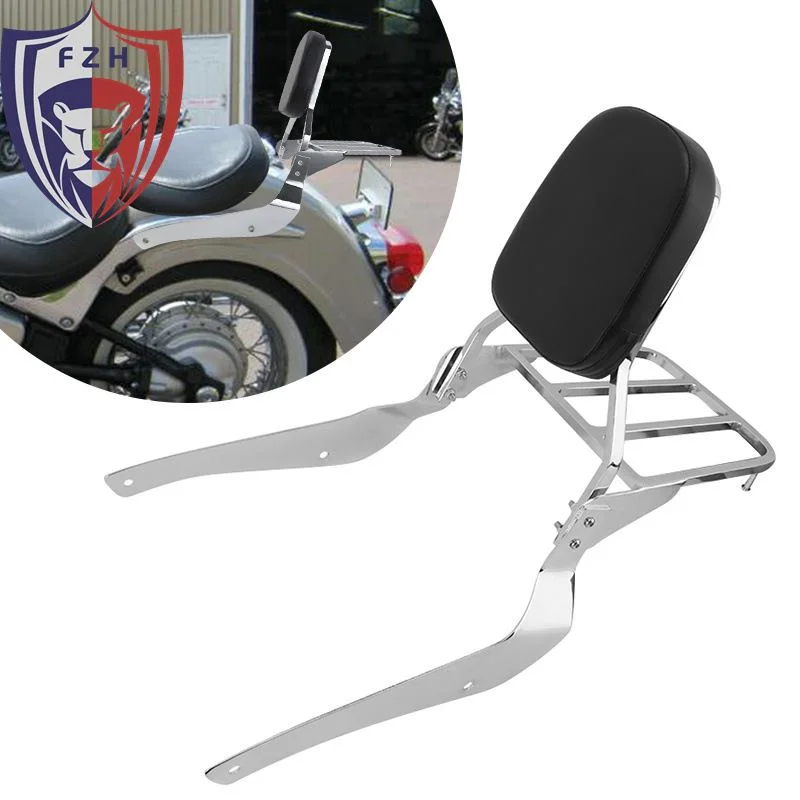 摩托车配件适用于巡航太子车铃木VL800 C50改装后靠背后货架