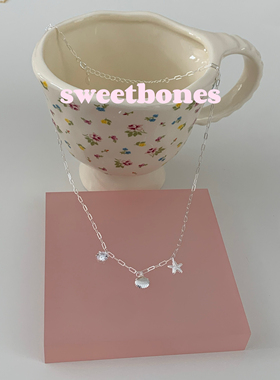 sweetbones纯银s925夏日海风沙滩感辣妹日常项链