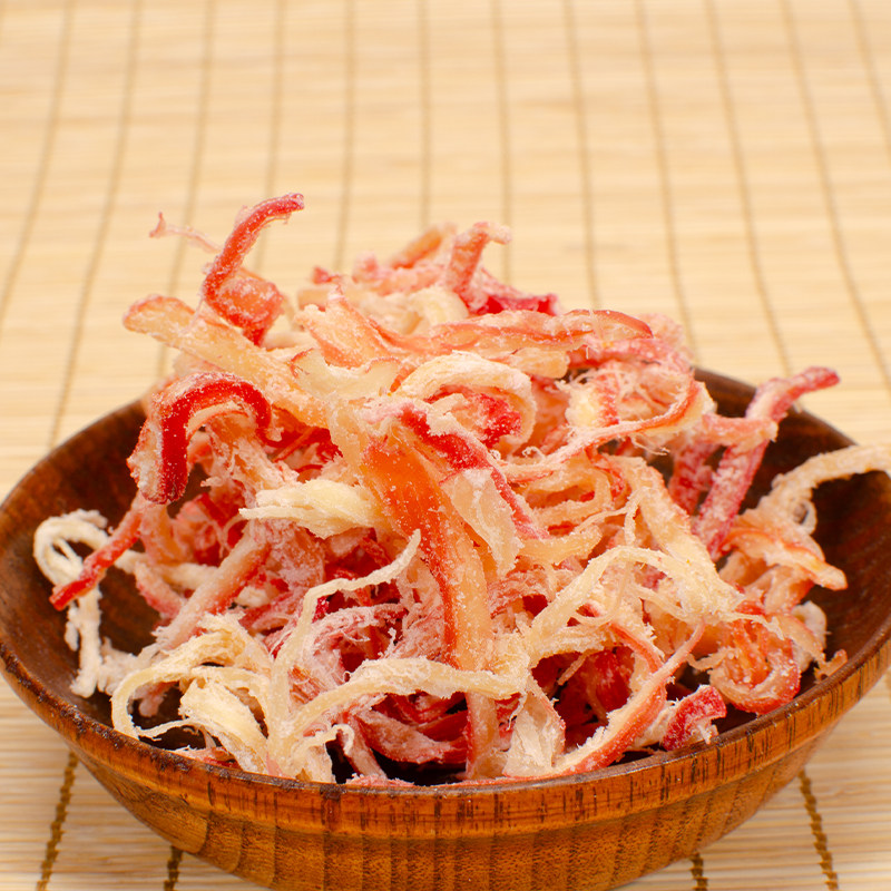 炭烤鱿鱼丝手撕原味鱿鱼须耐吃零食鱼片鱿鱼条小吃即食品 165g/包