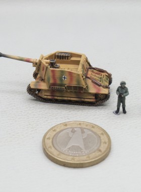 【展示】1/144 German 缴获型 10.5cm LeFH 16 auf. FCM36(f)