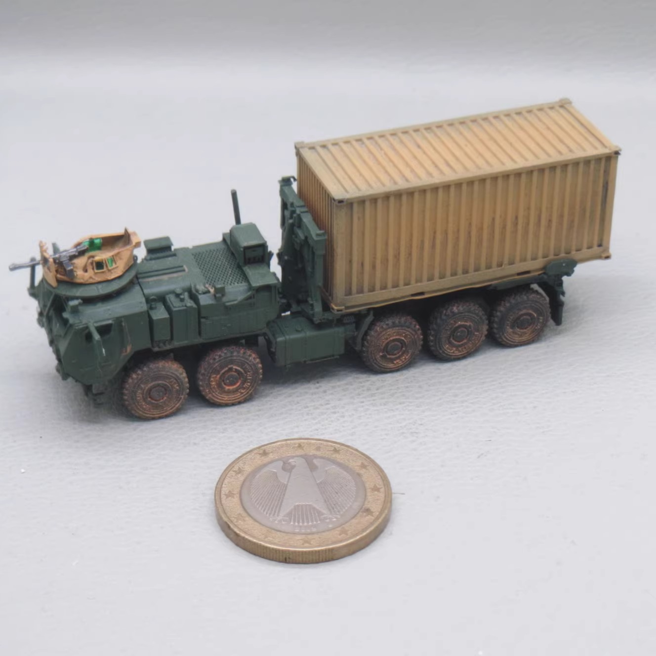 【展示】144 现代美军 US HEMTT M1120 Load Handling System