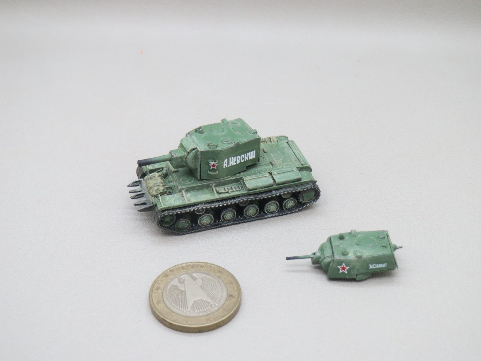 【展示】144 二战苏军 WWII Russian KV-2 +KV1 TANK