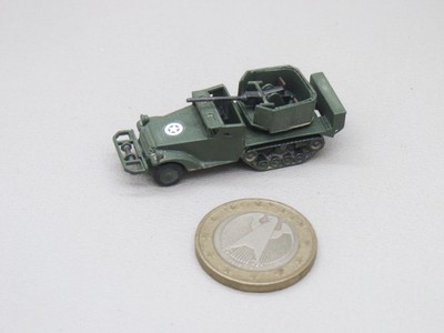 【展示】144 WWII USA M15 GMC M3 HalfTrack with 40mm AA Gun