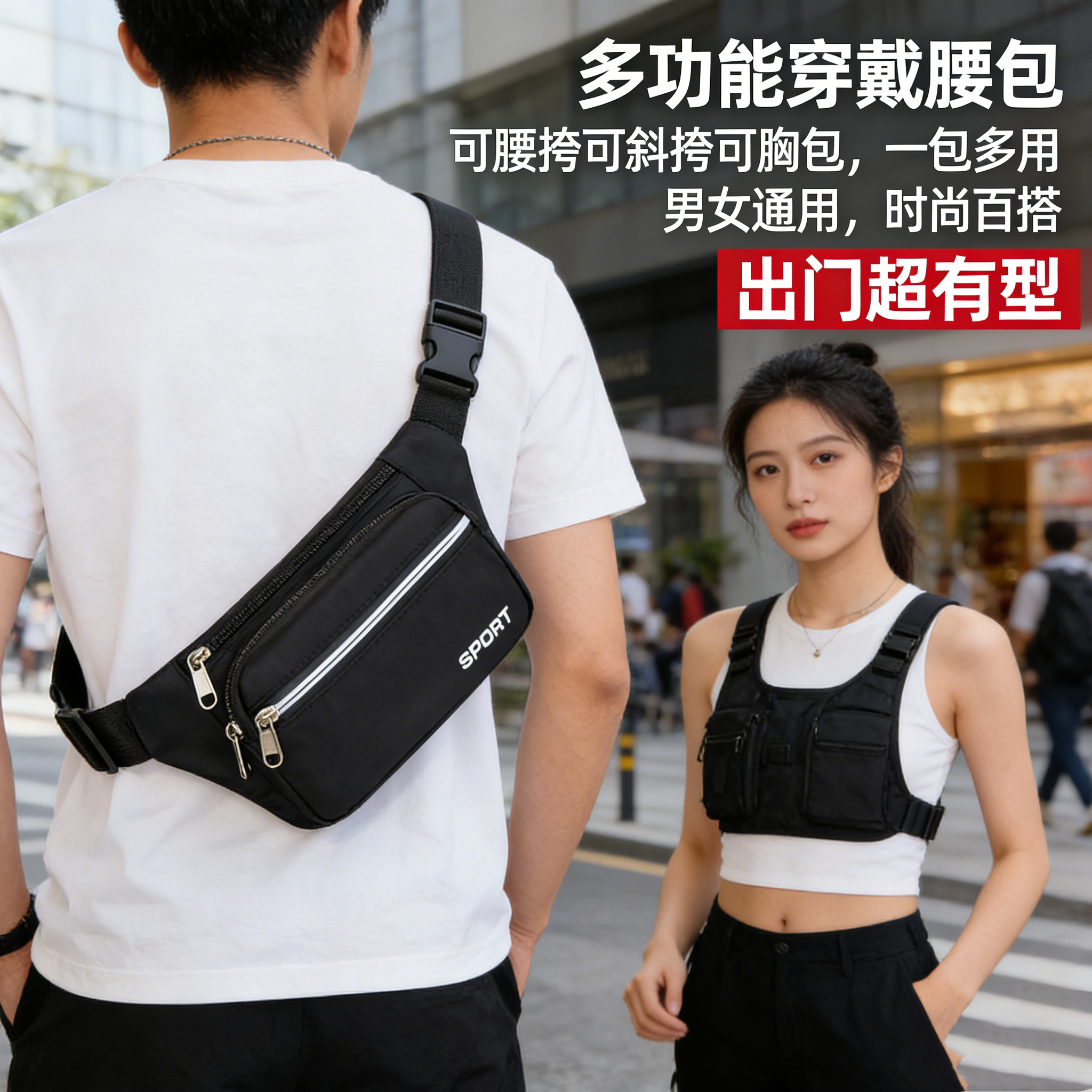 手机腰包男款工地干活升级新款型防水耐磨干活结实耐用女2026新款