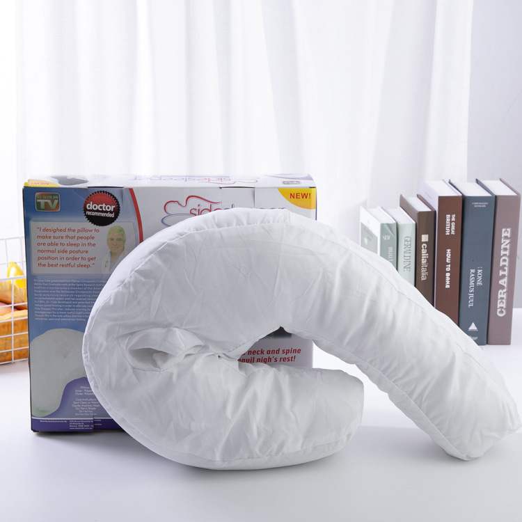 天鹅枕侧睡枕安眠枕保护脊椎舒睡透气型枕型颈椎护理安眠枕