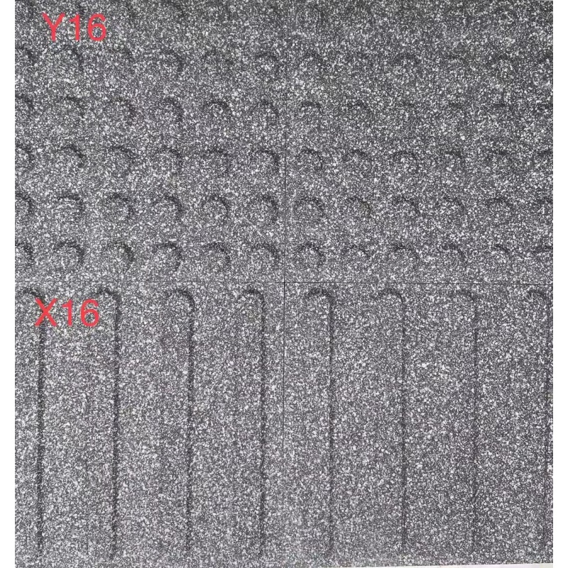仿石生态盲道砖盲点砖全瓷灰色导