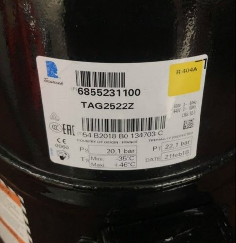 泰康TAG2511Z低温压缩机TAG2522Z