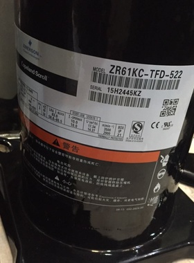 ZW61KA-TFP-542 VR61KF-TFP-542 ZR61KH-TFD-522原装谷轮5P压缩机