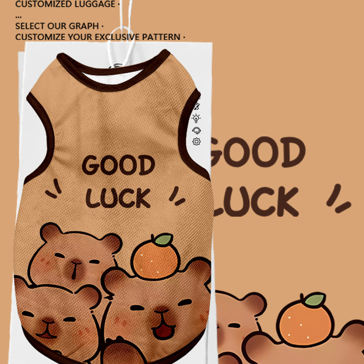 卡皮巴拉水豚君联名宠物背心