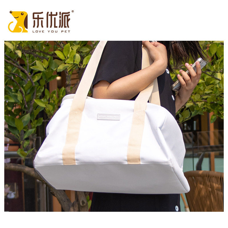 乐优派新款大空间单肩猫包透气轻便宠物包外出宠物背包 手提猫包图片