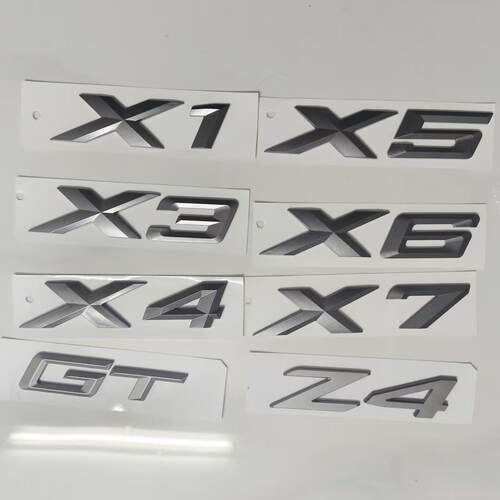 适用于宝马新款X1X2X3X4X5X6X7GTZ4车标后标字标排量标铈灰尾标志