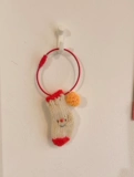 Брендовый плетеный мультяшный милый кролик ручной работы, брелок, мобильный телефон, подвеска, Южная Корея, с медвежатами