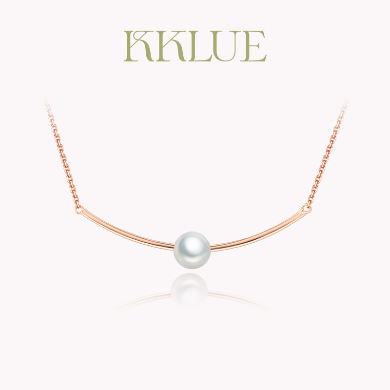 【直播间领832元券】KKLUE珠宝SOL系列18k金akoya微笑珍珠吊坠链在类目 珠宝/钻石/翡翠/黄金, 天然珍珠（新）, 颈饰中 - 来自Buy2taobao.com提供专业的淘宝代购服务