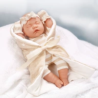 Коричневый полосатый костюм спящий ребенок + спальный мешок