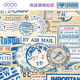 100张欧美复古旅途票根贴纸行李箱笔记本电脑手机壳手账本贴画