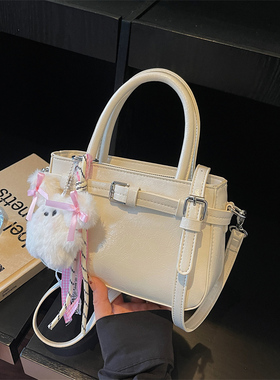 2026新款简约休闲百搭手提包女洋气小众小方包高级轻奢单肩斜挎包