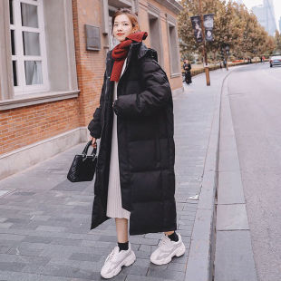 棉服女超长款过膝到脚踝新款东大门加厚韩版艺考同款中戏