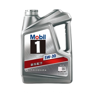 Mobil银美孚1号机油 5W-30 API SP全合成 汽车发动机油4L-6L