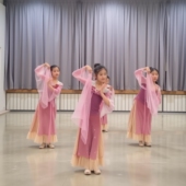 花间意舞蹈服儿童古典舞表演出服装 女童飘逸身韵纱衣中国舞练功服