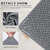 Jacquard Removable Cove Seat Cover Dining Chair