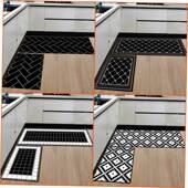 floor bathroom mat Kitchen door bedroom balcony carpet