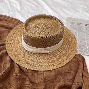 vacation travel beach woven hat草帽 Summer cowboy sunscreen