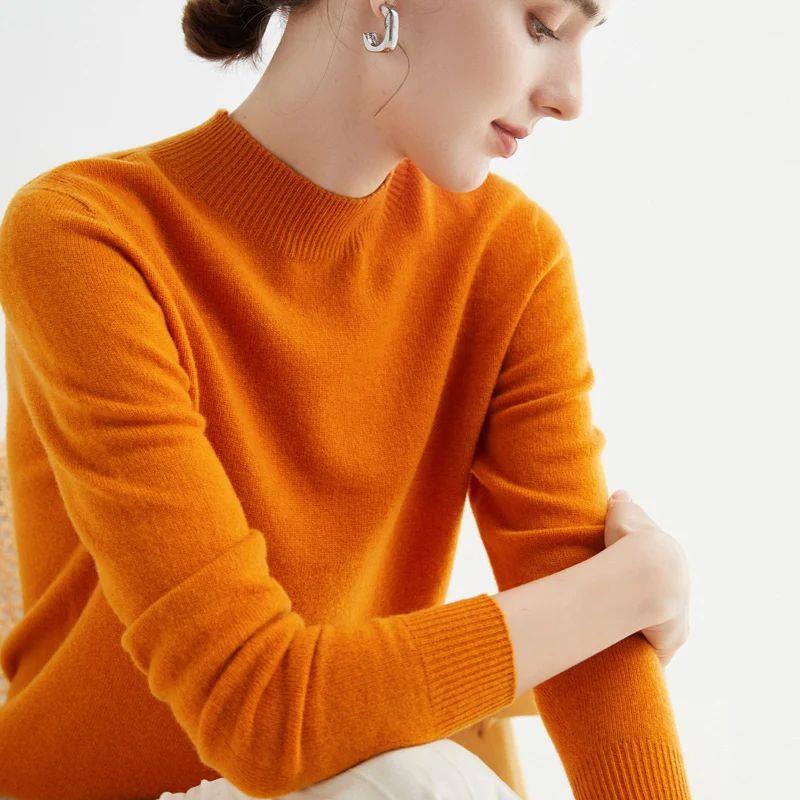 Women wool Sweater For Cashmere knit sweaters womens jumper
