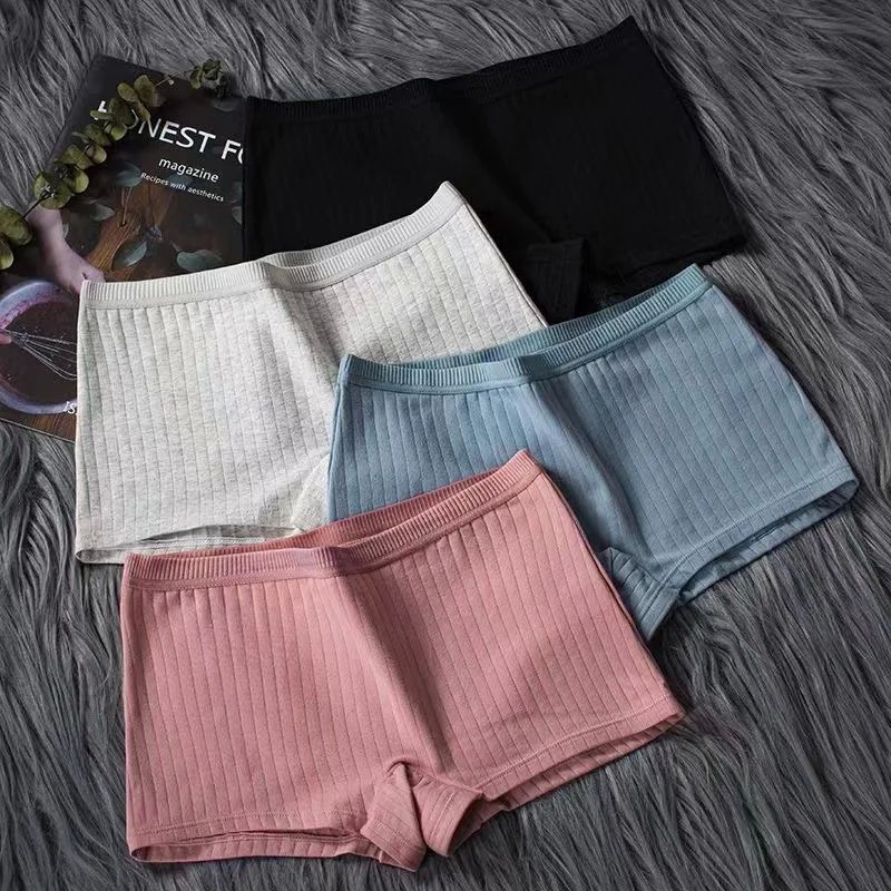 Women Boxers Underwear Boyshort Cotton Ladies Safety Pants F