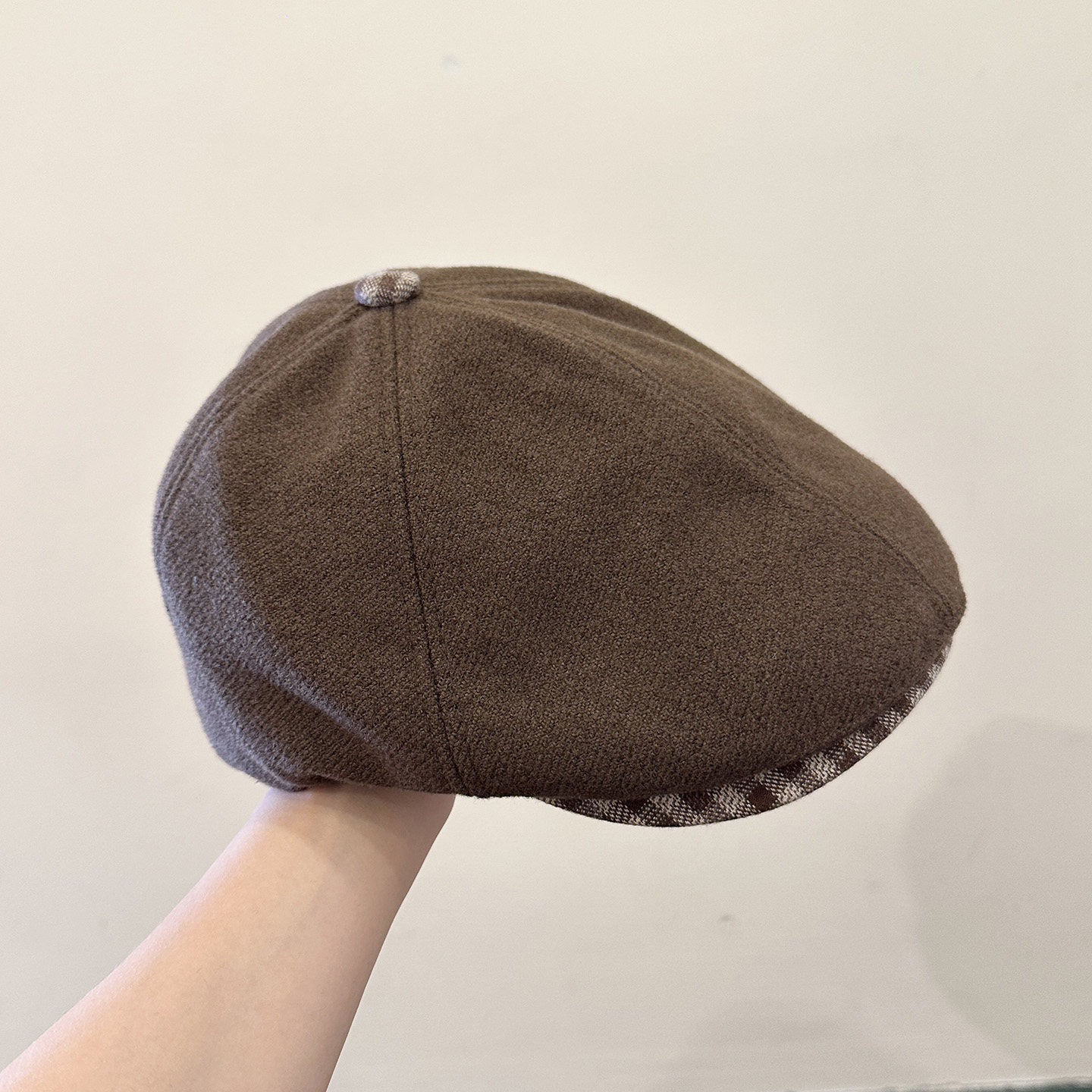 韩版格纹拼接毛呢鸭舌前进帽女出街反戴贝雷帽潮显脸小文艺报童帽,服饰配件/皮带/帽子/围巾,帽子,淘宝优惠券,粉丝福利购,淘宝优惠卷