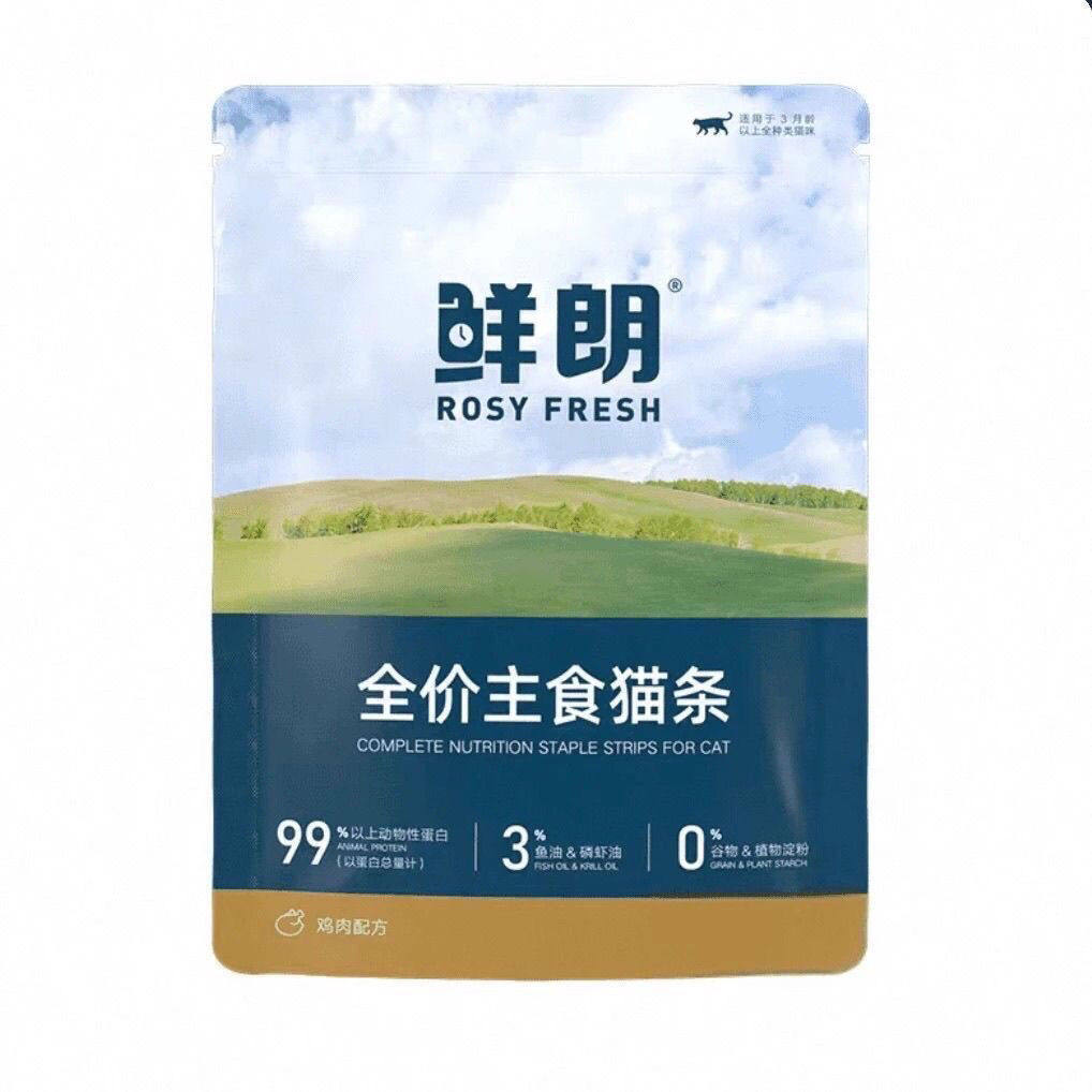 鲜朗全价猫咪主食猫条鲜鸡肉羊奶磷虾油鱼油营养成猫幼猫零食湿粮图片