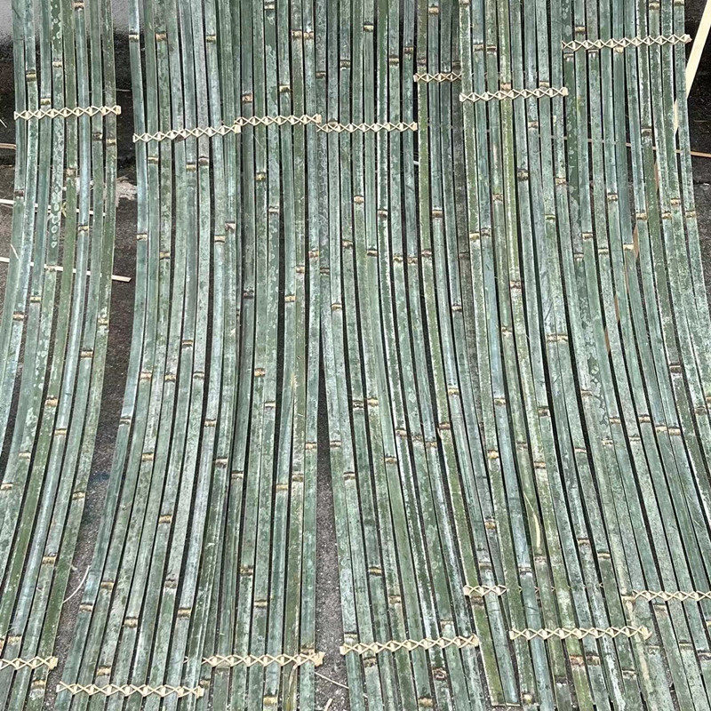 竹片装饰道具竹皮绿色婚礼材料