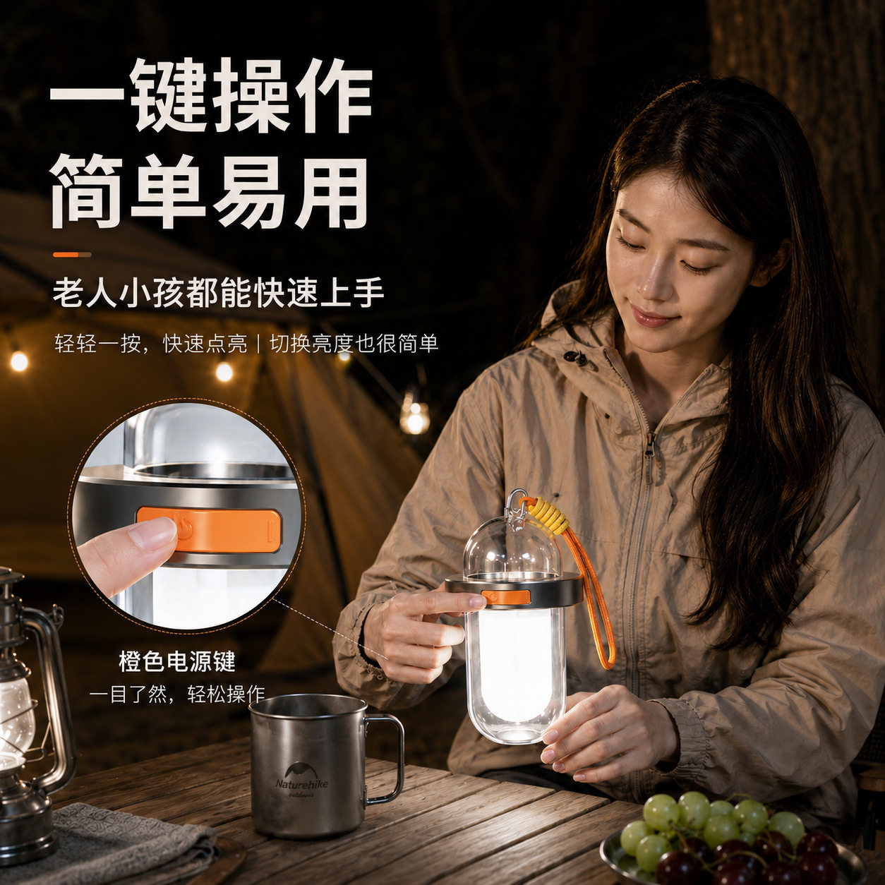 大客太阳能露营灯超亮便
