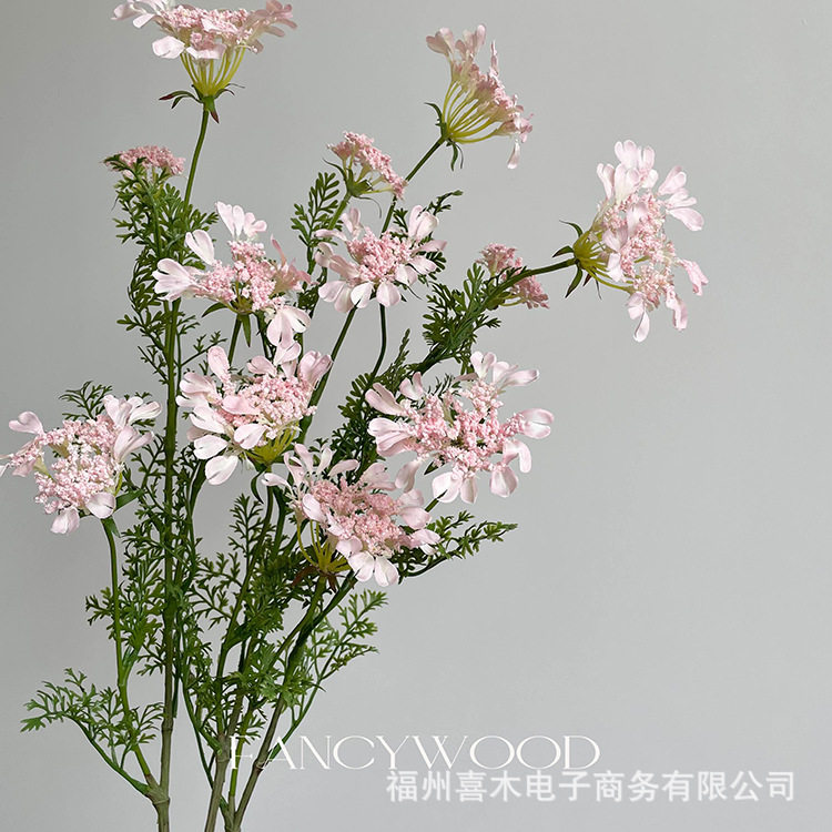 仿真高品质白飞香蕾丝花