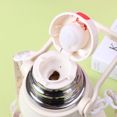 运动水壶316不锈钢保温杯可乐杯户外提手大容量水杯礼品杯