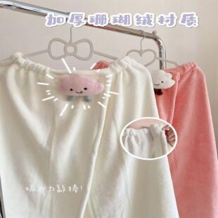 ins风浴巾女可穿可裹成人吸水速干长款浴裙干发帽二三件套高颜值