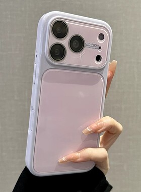 适用苹果17promax手机壳iPhone16pro新款高级感15pm镜头全包14防摔保护套ip13好看外壳简约网红秒变