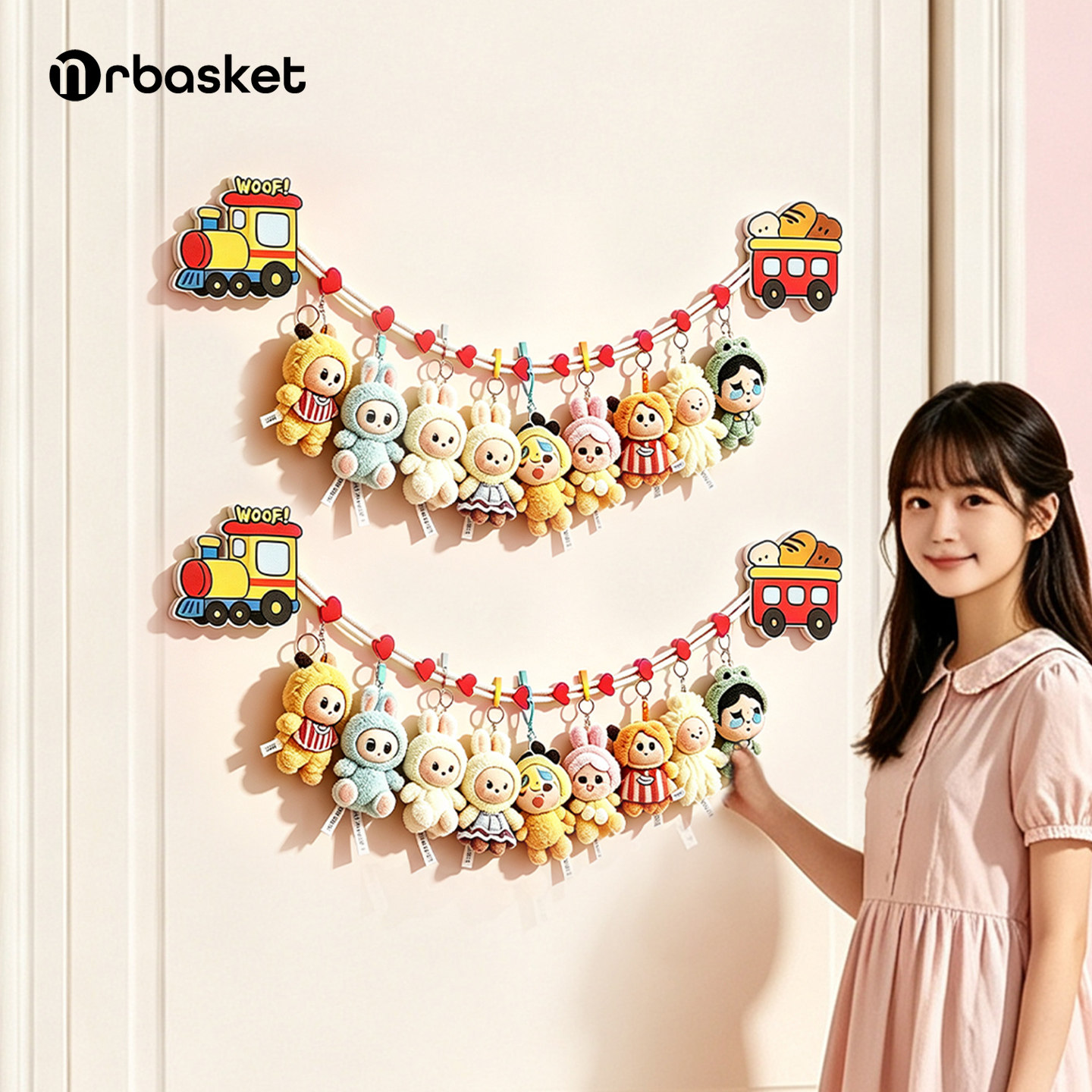 Mrbasket横款娃娃收纳挂绳图片