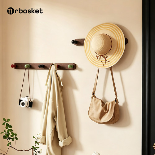 mrbasket门后挂衣排钩家用免打孔