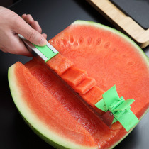 Watermelon cutting artifact multifunctional fruit divider net red windmill slicer melon cutter melon eating fork tool