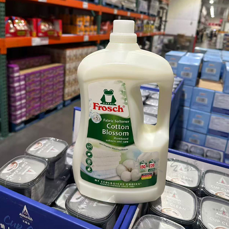 Costco代购 Frosch福纳丝环保清新衣物柔顺剂3L防静电除菌留香
