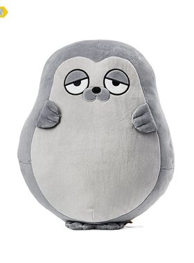 网红海豹看看小红书爆款可爱SEALOOK毛绒玩偶LINEFRIENDS居家抱枕