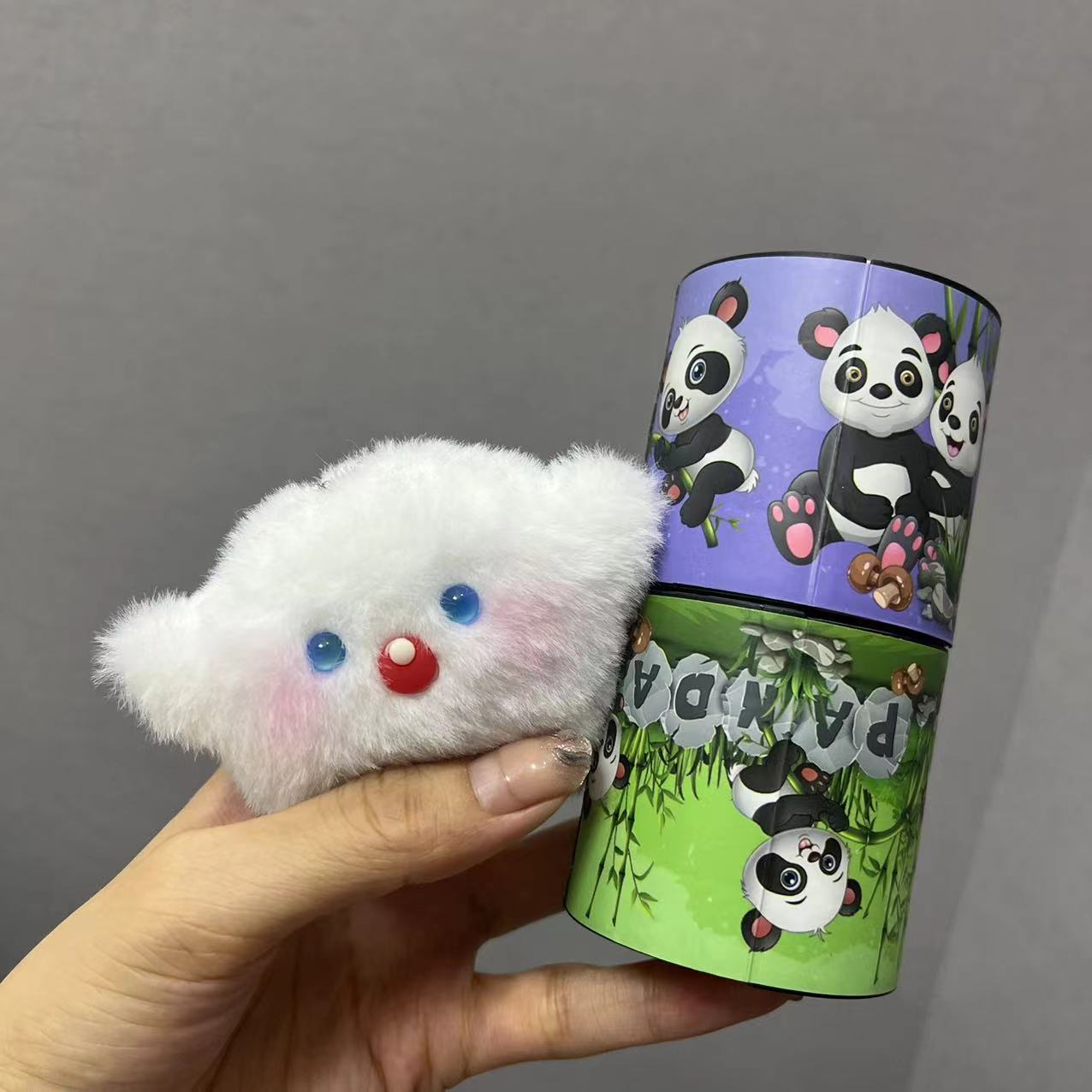 同款可爱diy毛绒哇啦哇啦挂件书包挂饰创意玩偶公仔钥匙扣