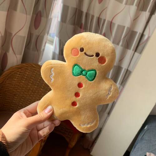 饼干人姜饼人毛绒玩具可爱圣诞树公仔玩偶女生圣诞节礼物超萌娃娃