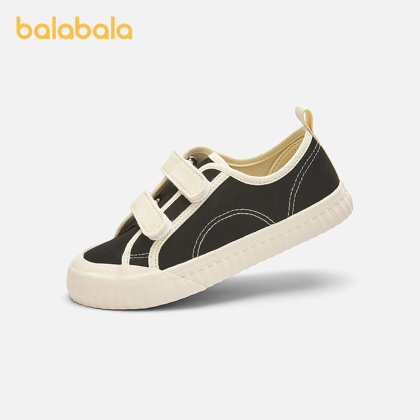 巴拉巴拉balaOne简约百搭帆布鞋