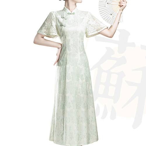 墨黛兰新式日常气质少女改良旗袍