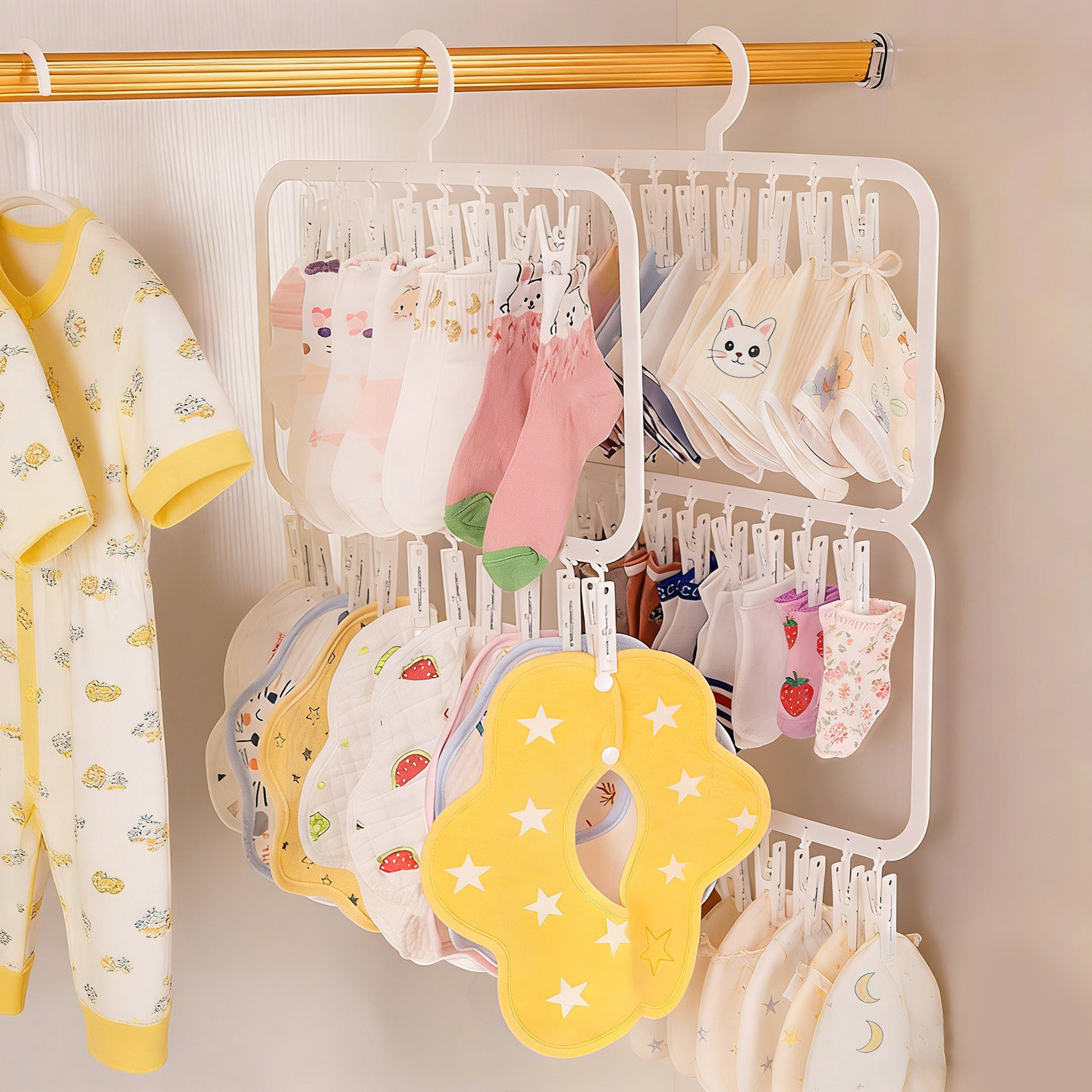 婴儿专用衣架【母婴级材质】