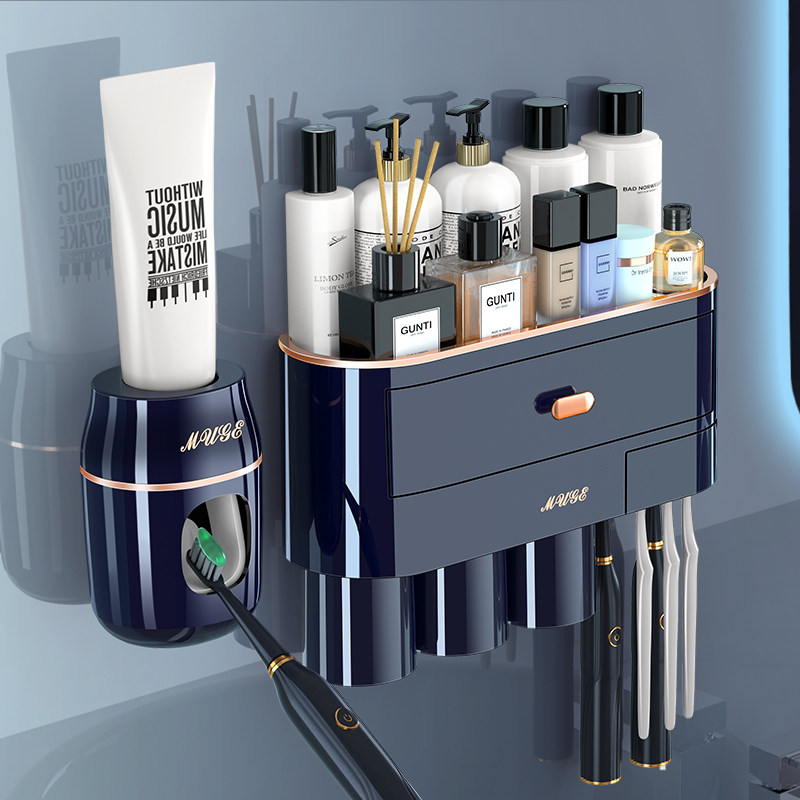 全自动挤牙膏神器壁挂式挤压器家用免打孔新款儿童牙刷收纳置物架,家庭/个人清洁工具,挤牙膏器,淘宝优惠券,粉丝福利购,淘宝优惠卷